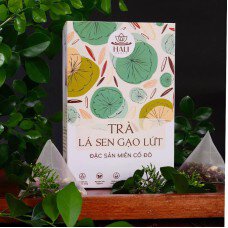 Trà lá sen gạo lứt Halise 400g 
